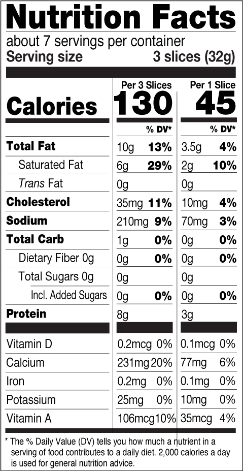 Thin Slices Mild Cheddar